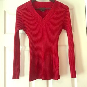 Beautiful deep red sweater. Size XL juniors